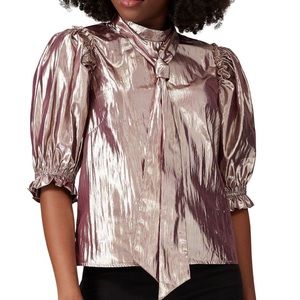 Allen Schwartz metallic top size large